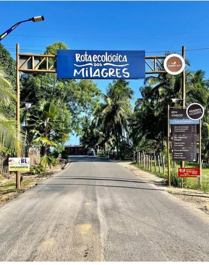 Chalés Cantinho Da Mary São Miguel dos Milagres Esterno foto